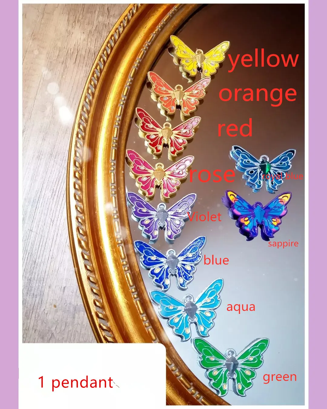 

1 шт. кулон Fairytopia подвеска бабочка Вдохновленный кулон бабочка