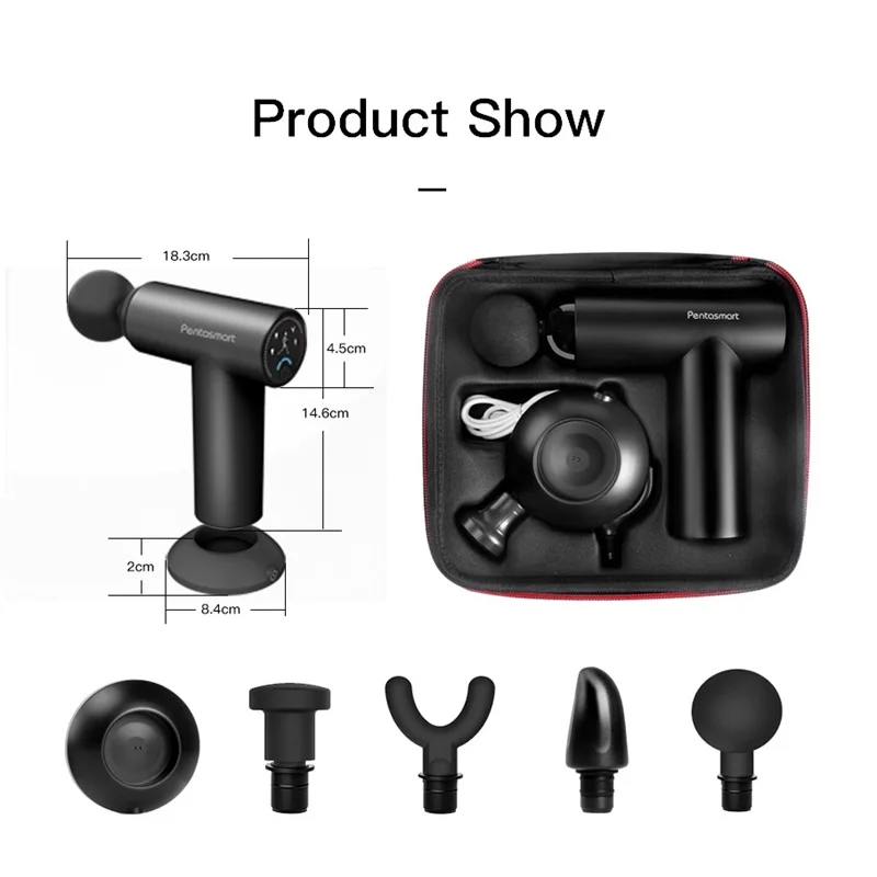 Массажный пистолет для мышц с портативной сумкой