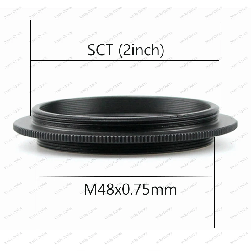 

VBNM Переходное кольцо T2 алюминиевое черное M42 M48 M54 SCT