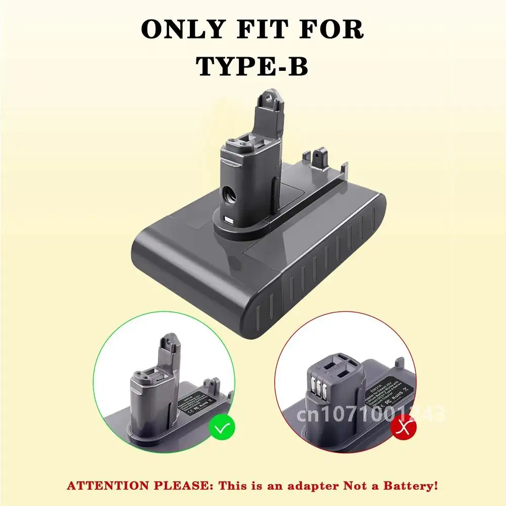 22 2 В 4000 мАч для литий-ионного вакуумного аккумулятора Dyson замена DC31 DC31B DC35 DC44 DC45