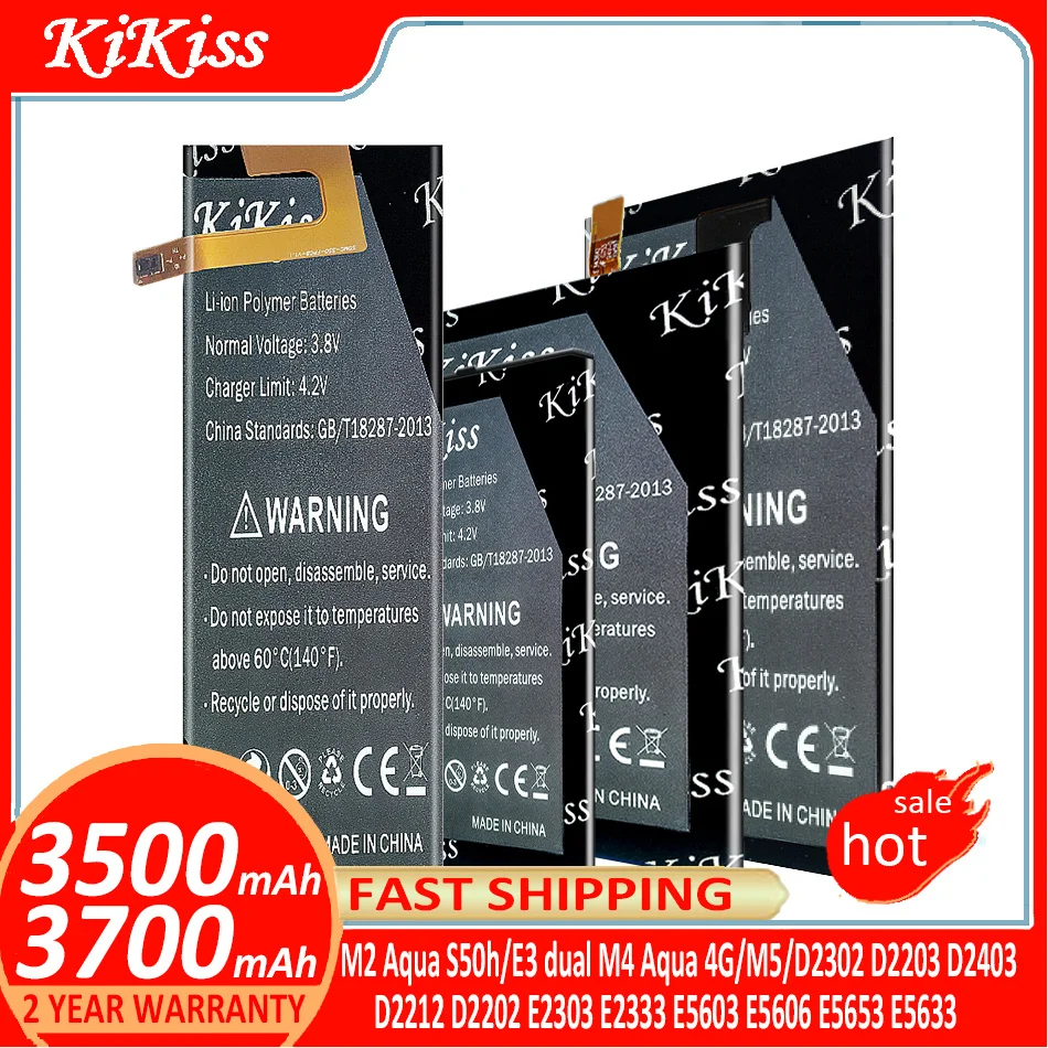 Аккумулятор для Sony Xperia M2 Aqua S50h/E3 dual M4 4G M5 D2302 D2203 D2403 D2212 D2202 E2303 E2333 E5603 E5606 E5653 E5633 |