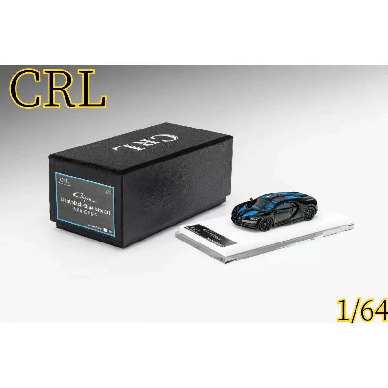 Фото CRL 1/64, смола, Bugatti, Chiron, Kailong, Art resin, миниатюрная модель автомобиля Chiron, коллекционный предмет, фигурка для взрослых, подарок для мальчика №4