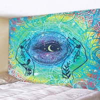 sun moon mandala tapestry sun god art wall hanging hippie boho room decor psychedelic wall decor yoga mat beach mat sheet