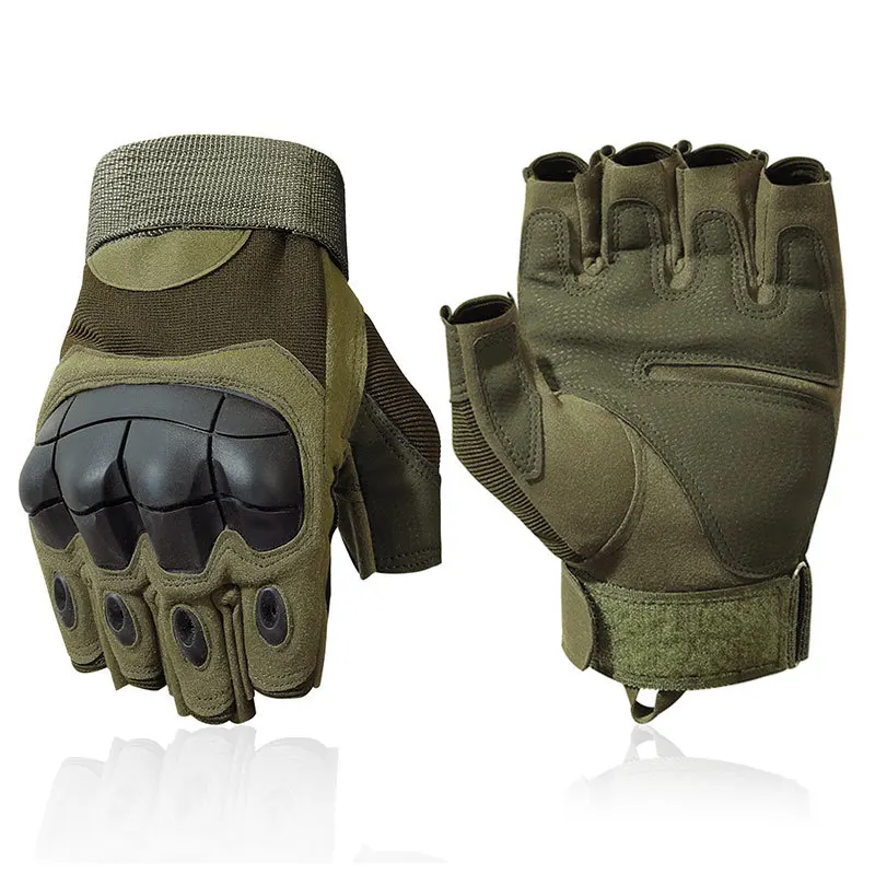 

Hard Knuckle Paintball Airsoft Hunting Combat Riding Hiking Military Half Finger Gloves Outdoor Tactical Army Fingerless Gloves