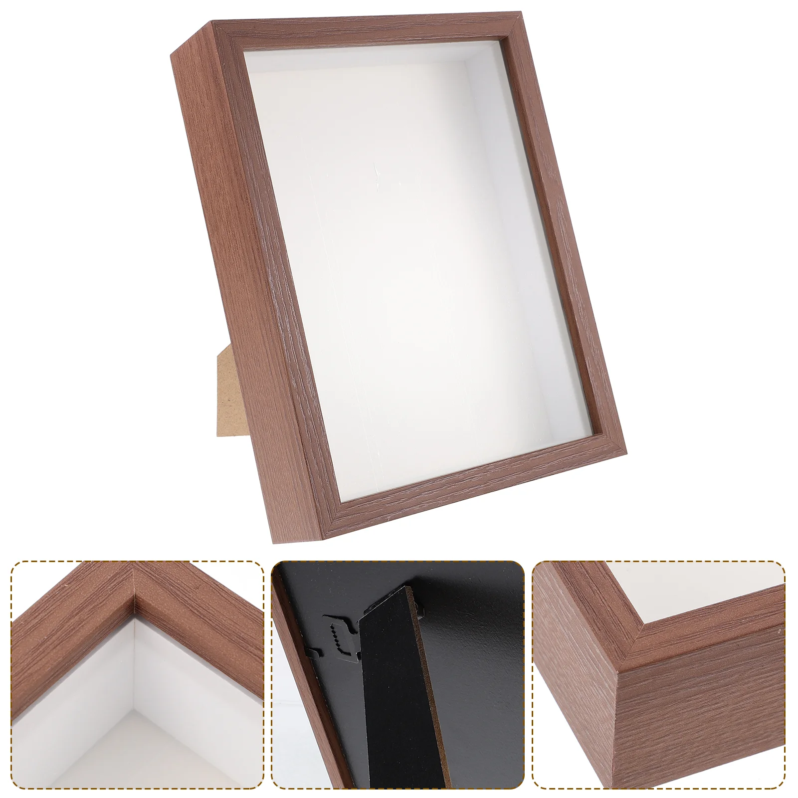 

Vintage Frame Dried Flower Small Display Case DIY Butterflies Ornament Photo Holder