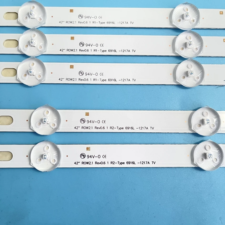 Набор из 10 ламп LED-подсветки длиной 820 мм для телевизоров 42LA6130, 42LA6134 и 42LA6136, 42 дюймов. Набор полосок массива световых лент.