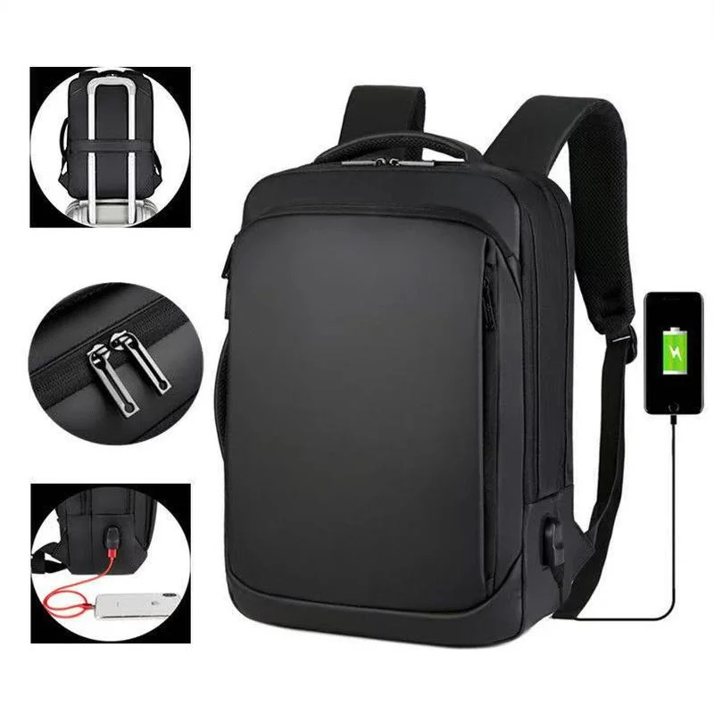 

Рюкзак для ноутбука 15,6 дюйма, рюкзаки, школьная сумка с защитой от кражи, водонепроницаемые сумки для ноутбука, мужской деловой рюкзак с USB-зарядкой, mochila