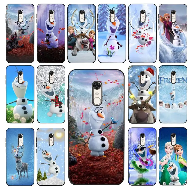 

Disney Olaf Frozen Phone Case for Redmi 5 6 7 8 9 A 5plus K20 4X 6 cover