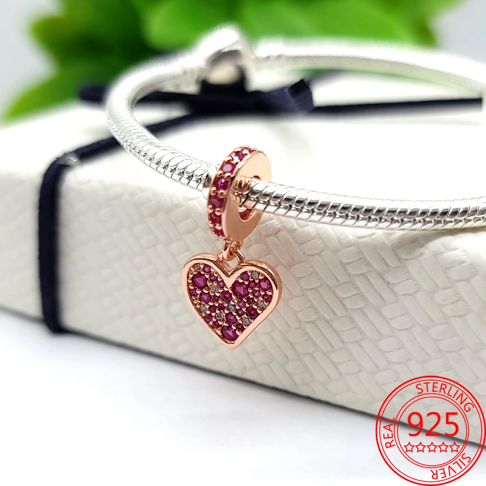 Рождественский подарок из настоящего серебра 100% пробы носки с красным яблоком и