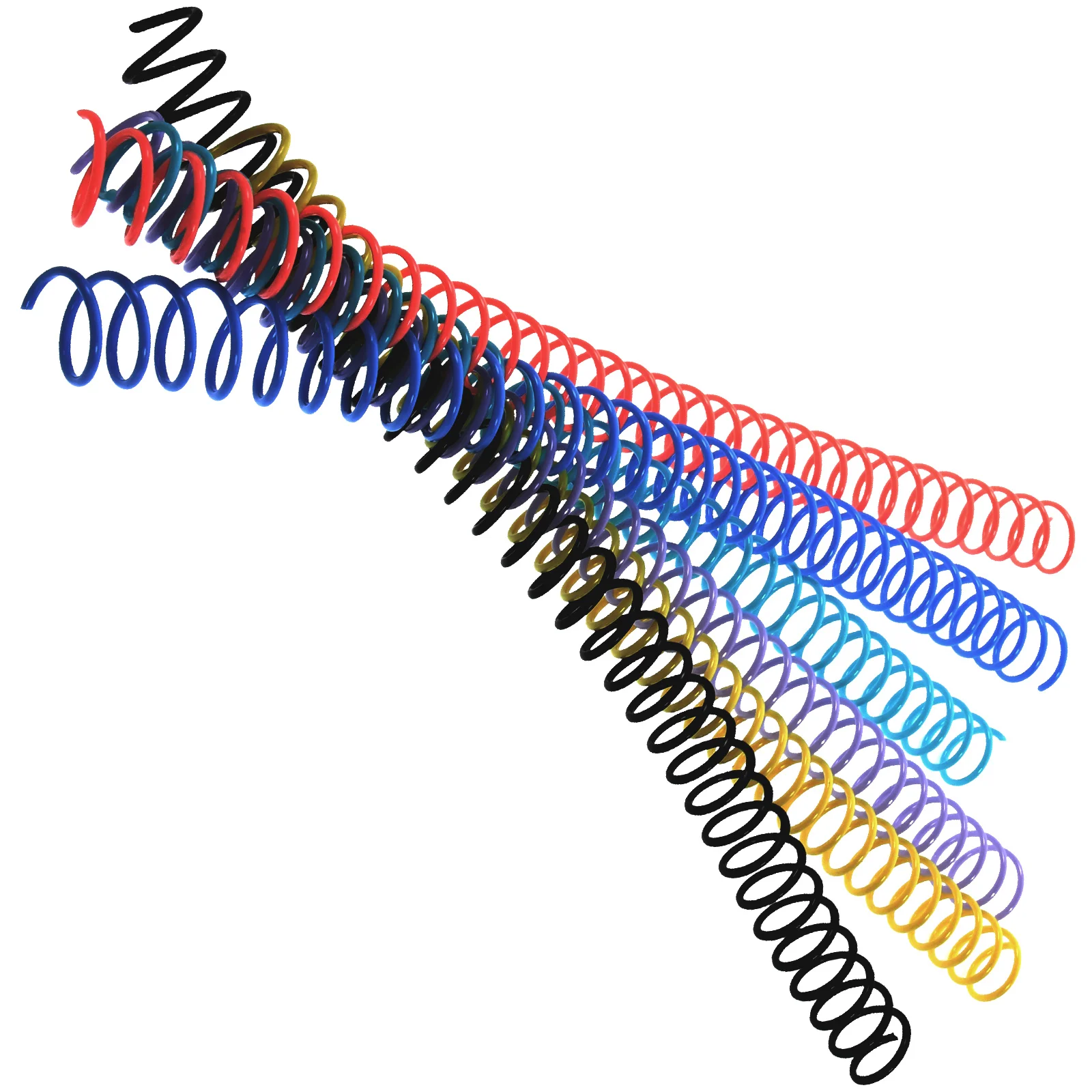 

Пластиковые спиральные связывающие спирали, 6 шт., красочные связывающие спирали, связывающие спирали, связывающие расчески, спирали, связывающие наборы для книг, отчет