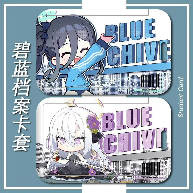 Синий архив Q версия Tenndou U Shirasu Azusa протектор аниме обложка студенческий значок