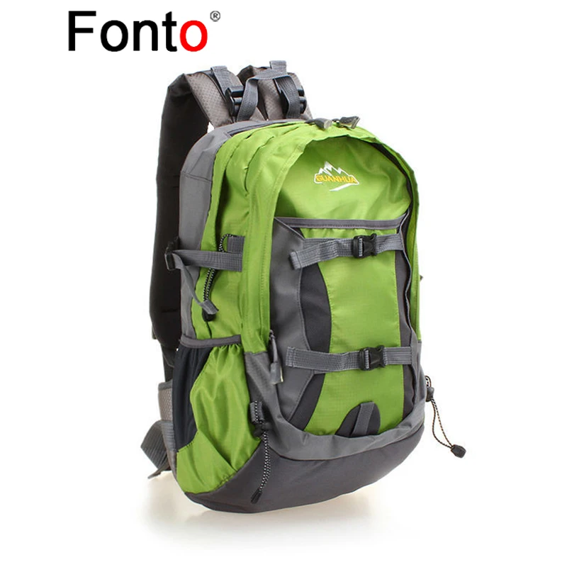 

Fonto Men's Travel Bag Large Capacity Outdoor Mountaineering Bag Water Splashing Hiking Backpack for Women