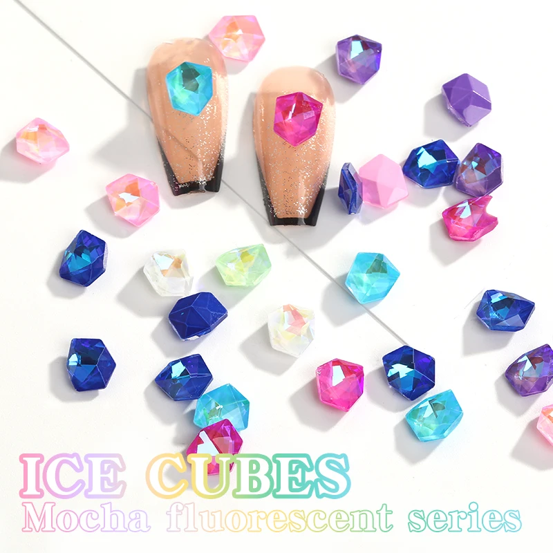 

5x8 мм 50 шт. заостренные Стразы синего цвета, блестящие стеклянные стразы, клей на гвоздях, аксессуары «сделай сам», Необычные камни