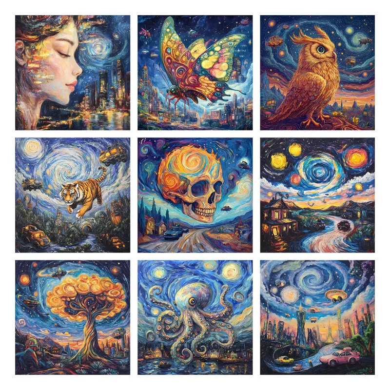 Термопереносная железная нашивка для одежды тема звездного неба бабочка