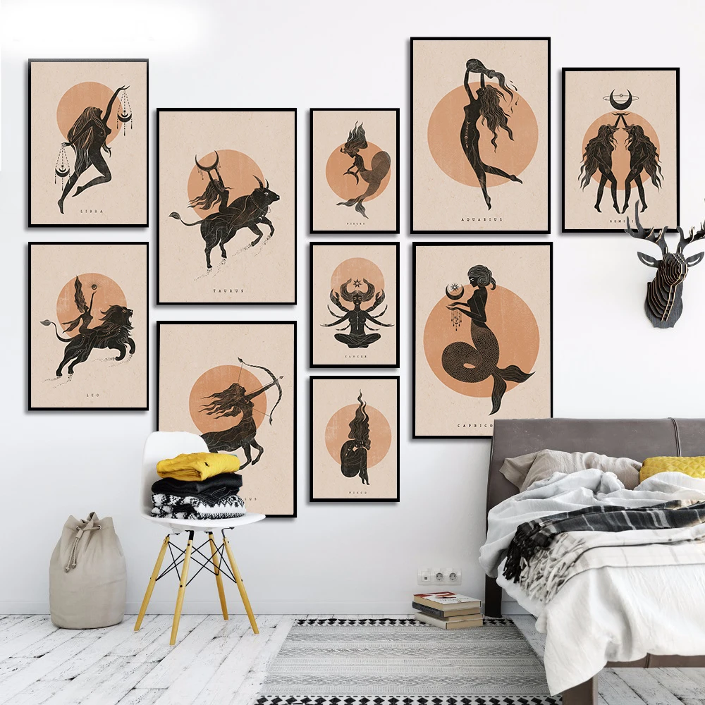 Картина на холсте &quotБогемные художественные принты&quot |