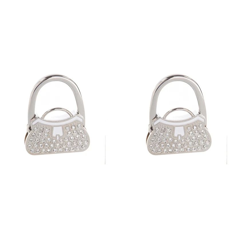 

2 шт., металлический складной крючок-вешалка для сумок и кошельков