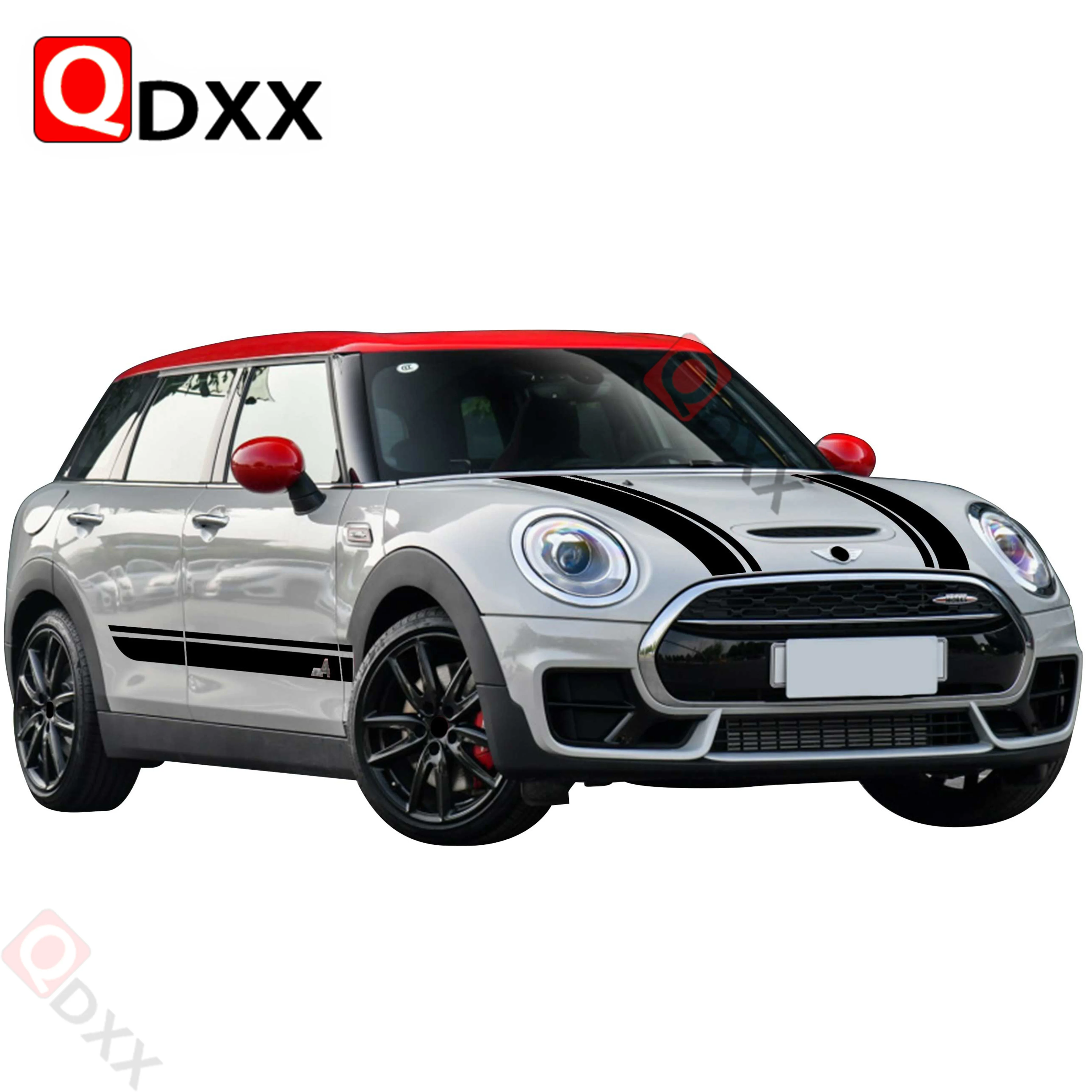 Автомобильный Стайлинг боковая юбка полосы наклейки капот багажник задние