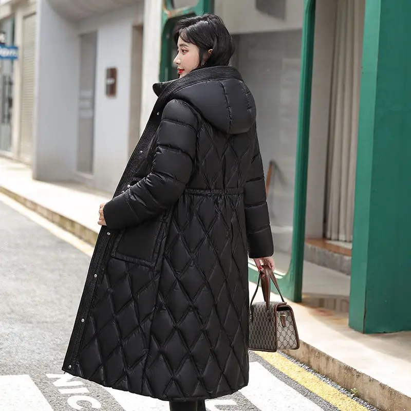 Winter Women's Cold Coat Parkas Jackets Super Hot Coats Hooded Long Cotton Padded Jacket Winter Clothing Fashion New