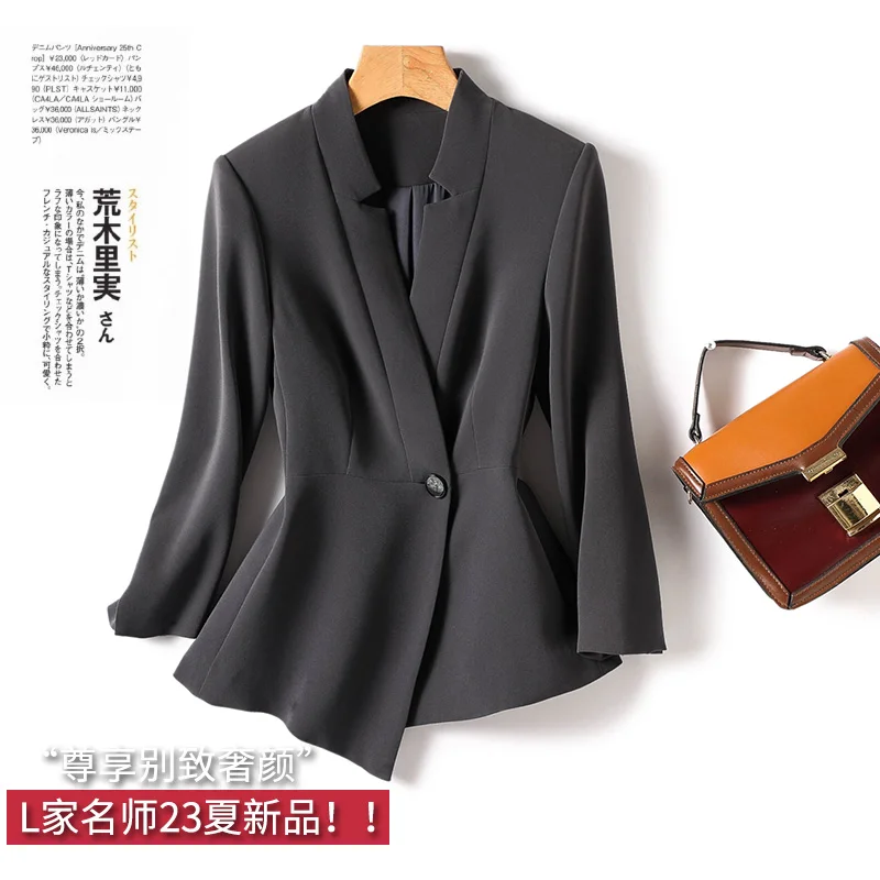 

New Casaco Feminino Women Blazers and Jackets Acetate Polyester Office Lady Blazers Designer Blazer Women