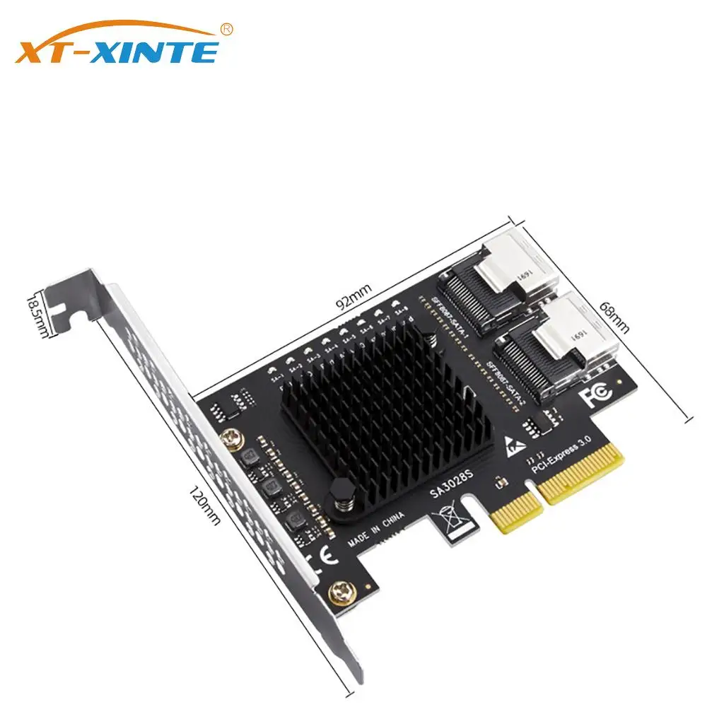 Mini SAS SFF-8087 SATA 3 III 0 к PCI e Express адаптер карты PCI-e SFF8087 miniSAS/SATA3.0 карта расширения