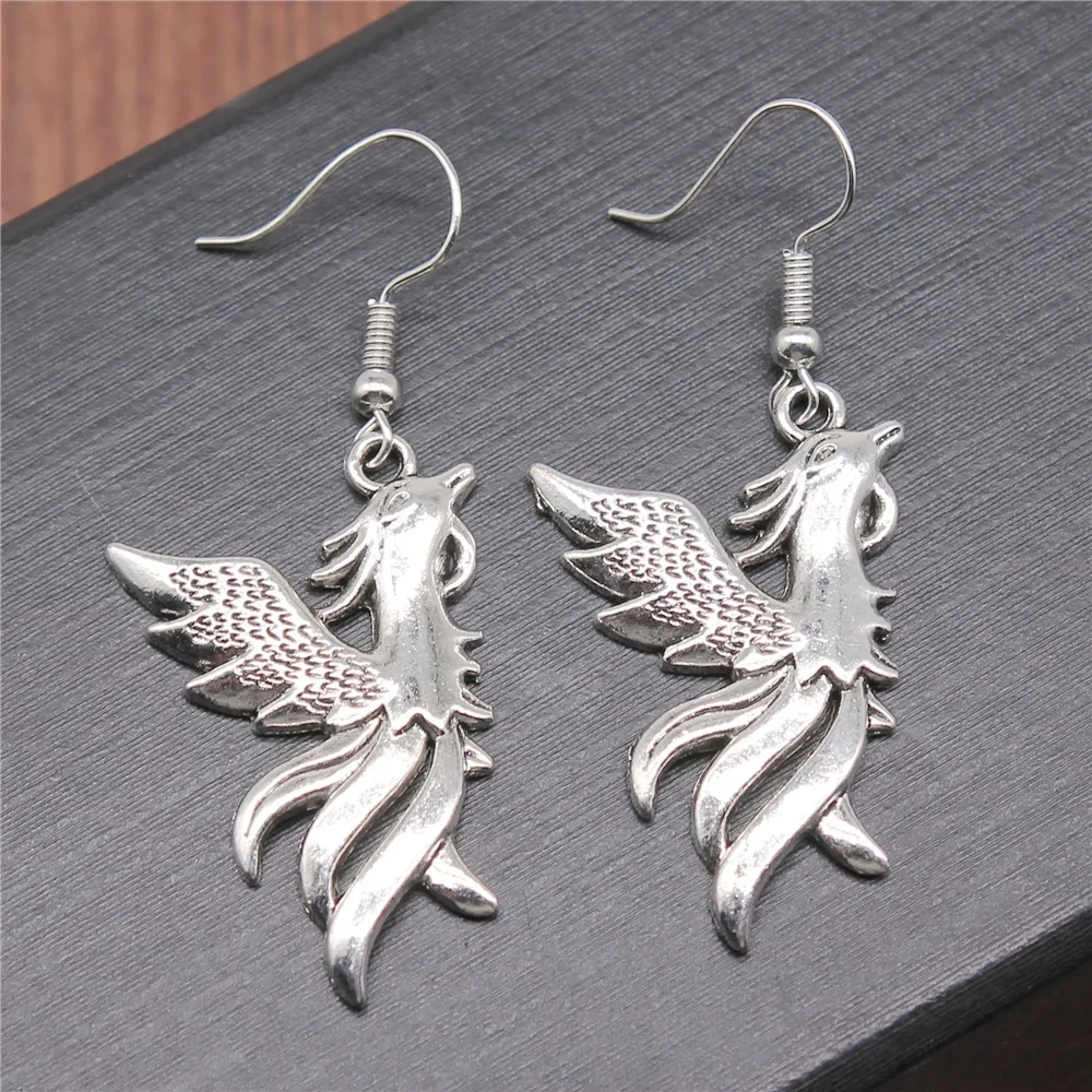 Серьги-подвески в стиле ретро простые модные ювелирные украшения с кулоном виде