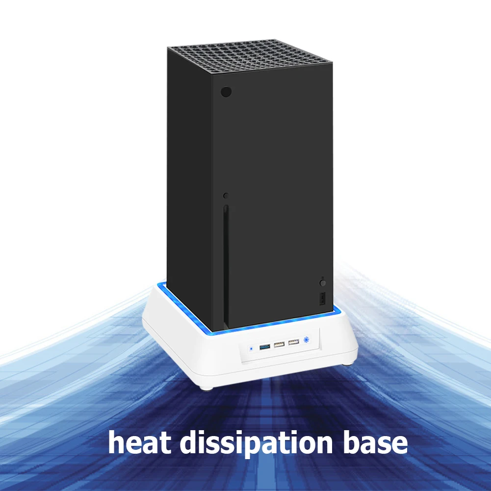 

Подставка для игровой консоли X, охлаждающий кронштейн для консолей Xbox, игровые аксессуары, встроенсветодиодный ная подсветка с 3 USB-портами