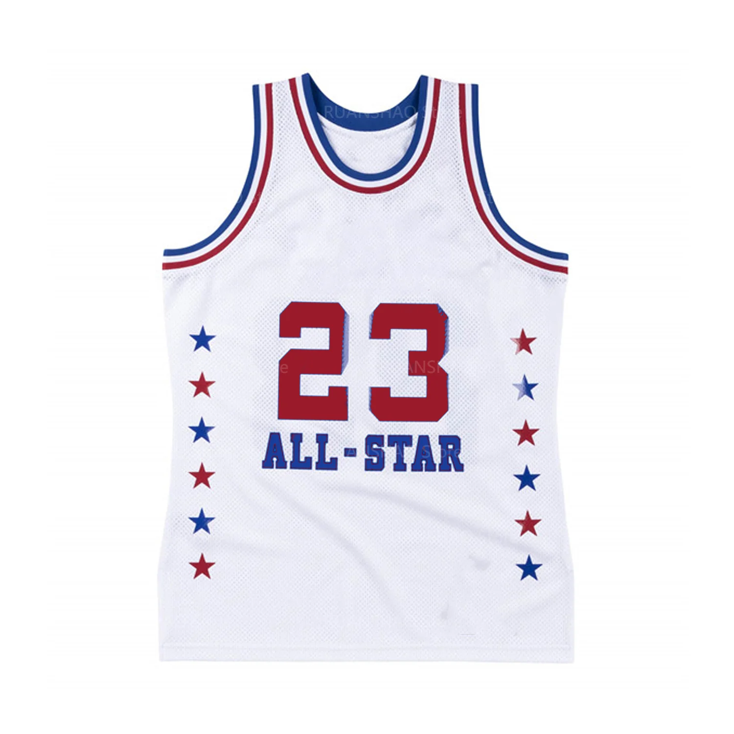 Винтажный Баскетбольный Трикотаж Унисекс Swingman Быстросохнущий Дышащий Легкий