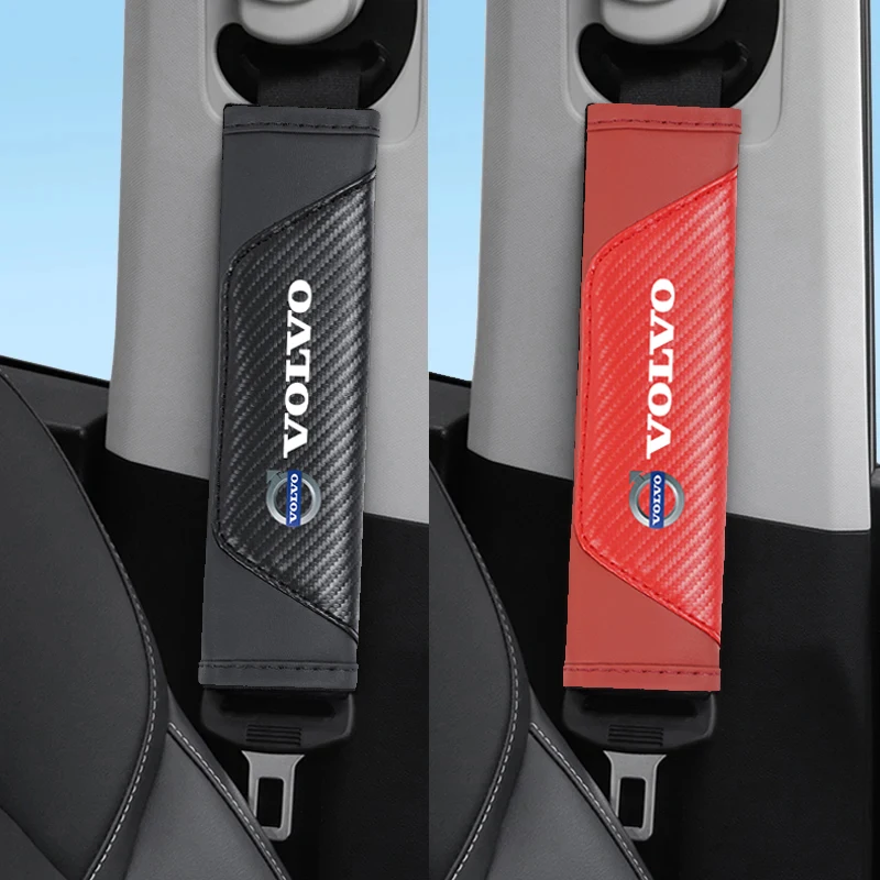 2 шт. автомобильный ремень безопасности из углеродного волокна Защитный