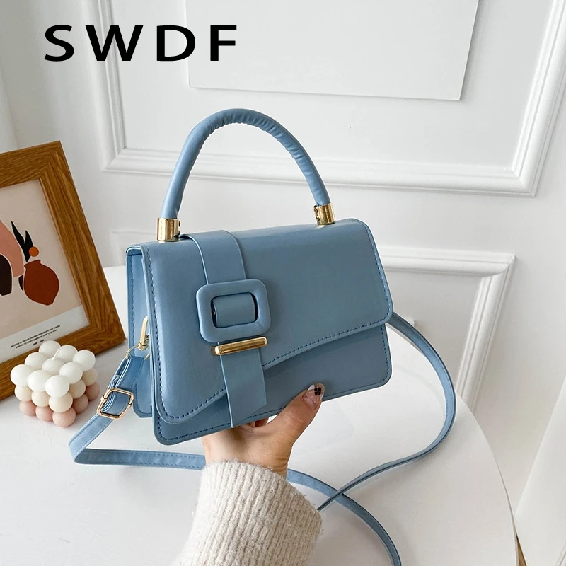 

Новая популярная Стильная Милая женская сумка на плечо SWDF, модные маленькие сумки через плечо, Женская Повседневная сумка с верхней ручкой