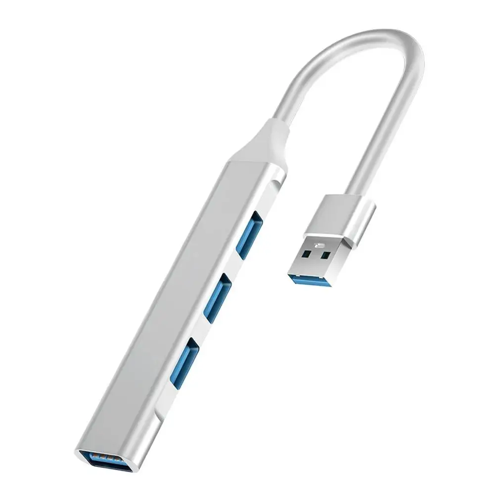 

Usb-хаб 3,0 с 4 портами, 5 В/А, высокоскоростной USB-разветвитель для синхронизации данных и зарядки, 5 Гбит/с, USB, для компьютера, флэш-накопителя