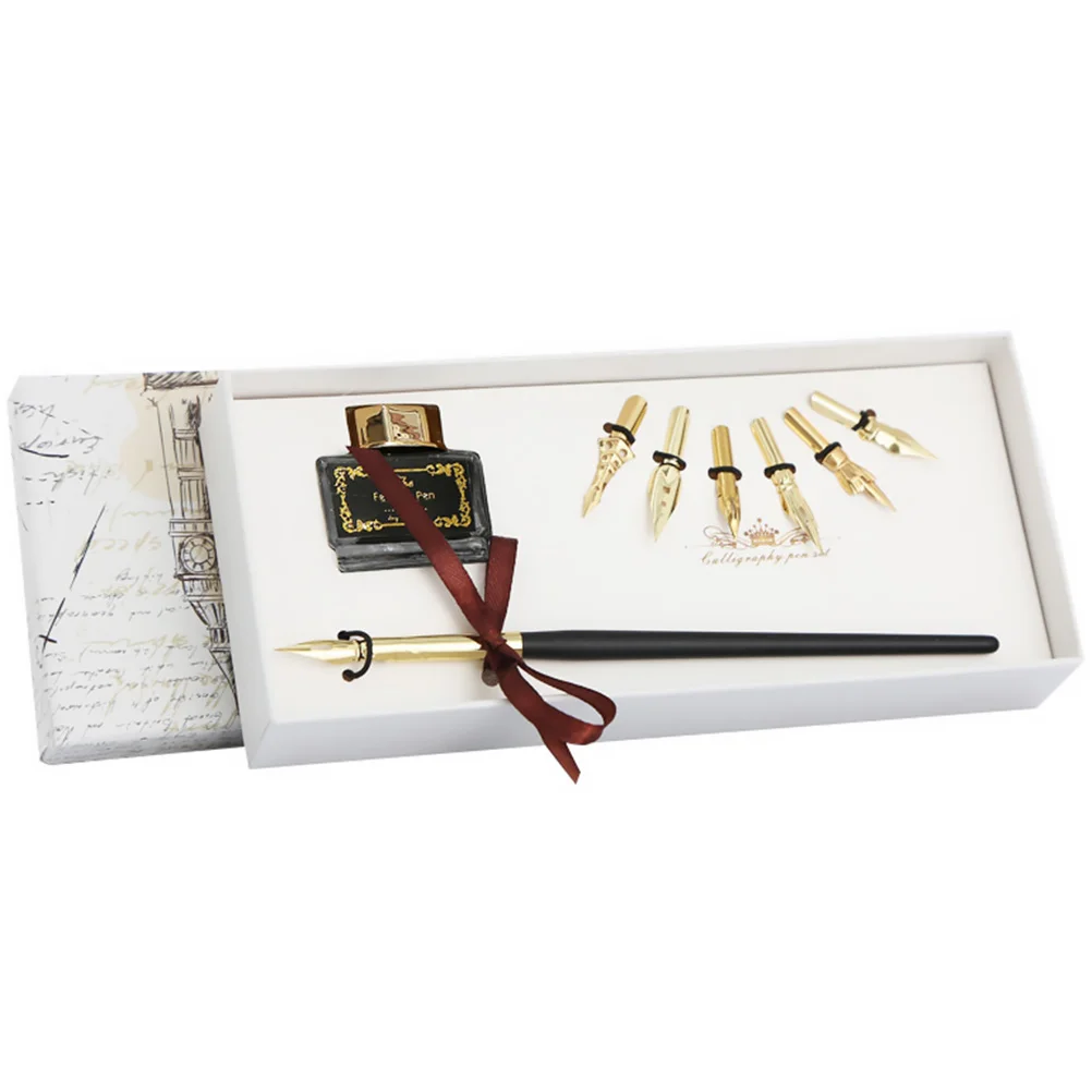 

Ink Pens Creative Dip Set Fountain Signature Kit Calligraphy Supplies Writing Tools Students