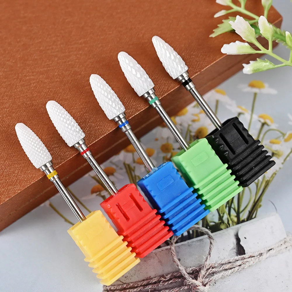

42 Styles Ceramic / Tungsten Nail Drill Bit Milling Cutter For Nail Gel Polish Fast Remove Nails Bits Tools Pedicure Accessories