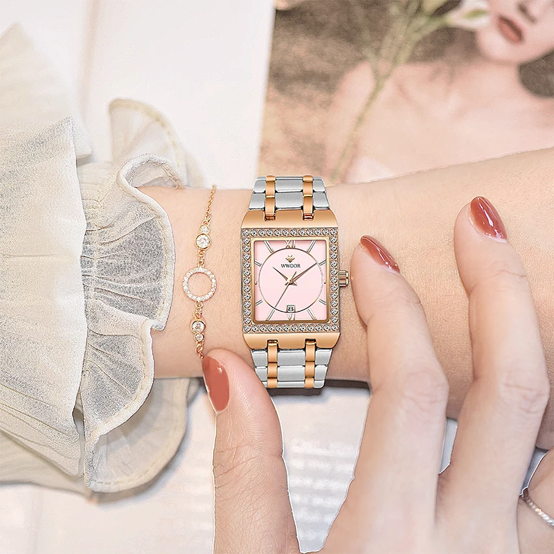 Рисунок 2 - Часы WWOOR Женские Кварцевые водонепроницаемые