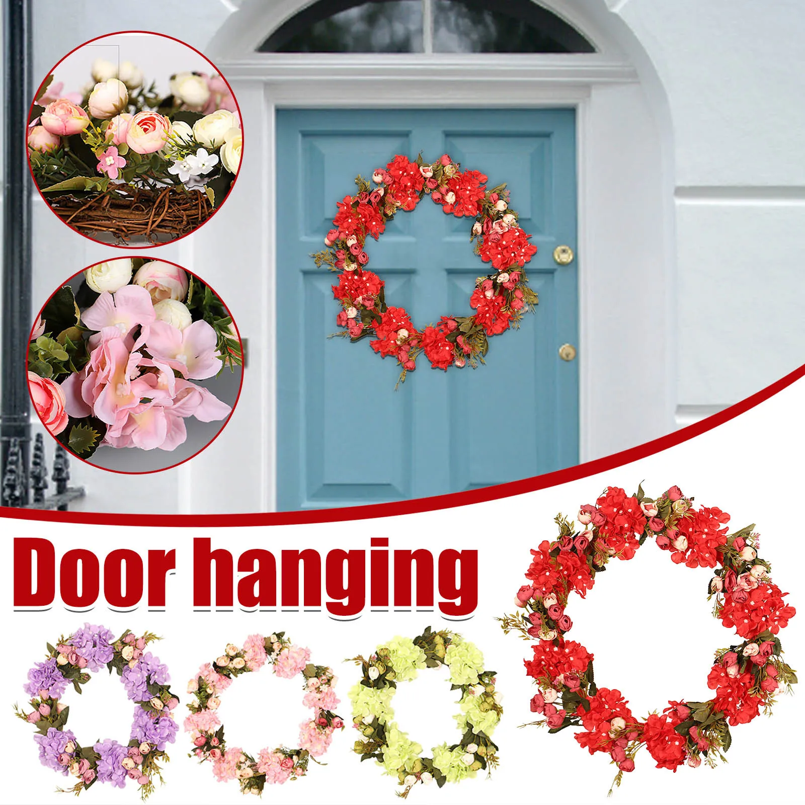 

Layout Day Decoration Venue Props Wreath Simulation Valentine's Wreath Home Decor