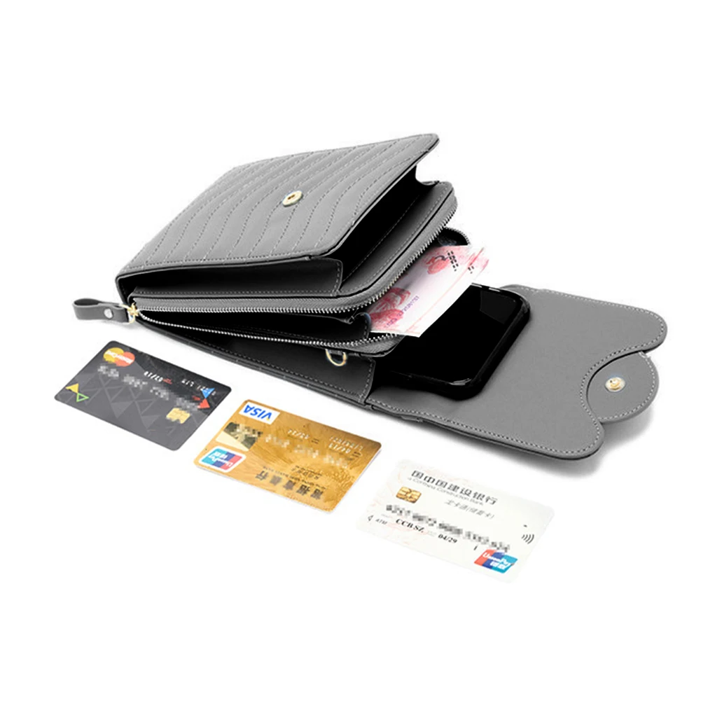 Certificate Clutch Bag Women's Moblie Phone Handheld Bags For Daily Large Capacity Zipper Buckle Wallets Ladies Purse Card Holde