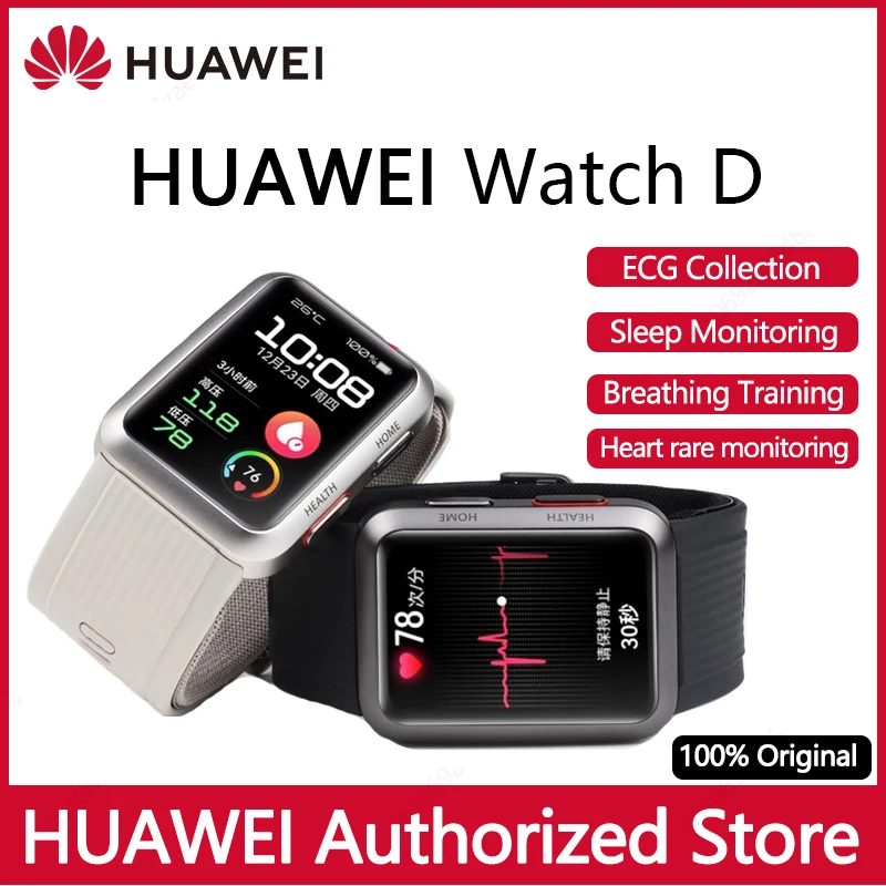 

Huawei WATCH D Wrist Ecg Blood Pressure Recorder Intelligent Blood Pressure Measurement ECG Health Monitoring Sports Bracelet