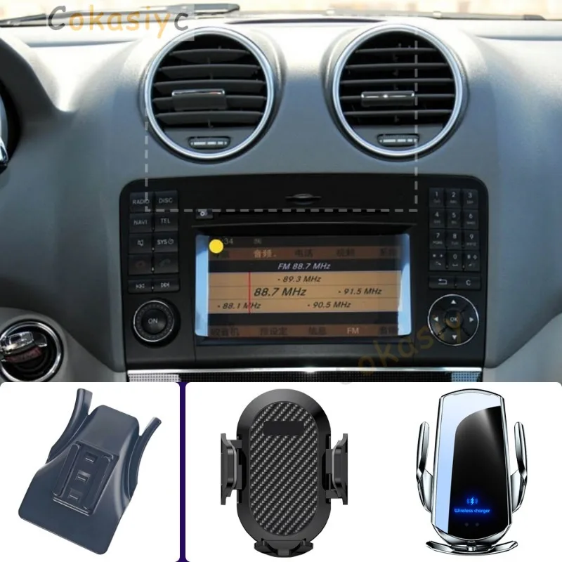 Автомобильный держатель телефона для Mercedes Benz ML W164 ML350 2005 2006-2010 крепления