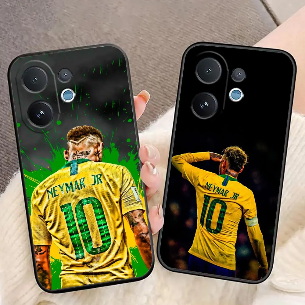 Фото Чехол для телефона VIVO V70 V60 V50 V40 V20 V21 V23 V23E V25 V25E V27 V27E V29 V29E V30 Coque Shell Cover Football Star N-Neymars 10 №1