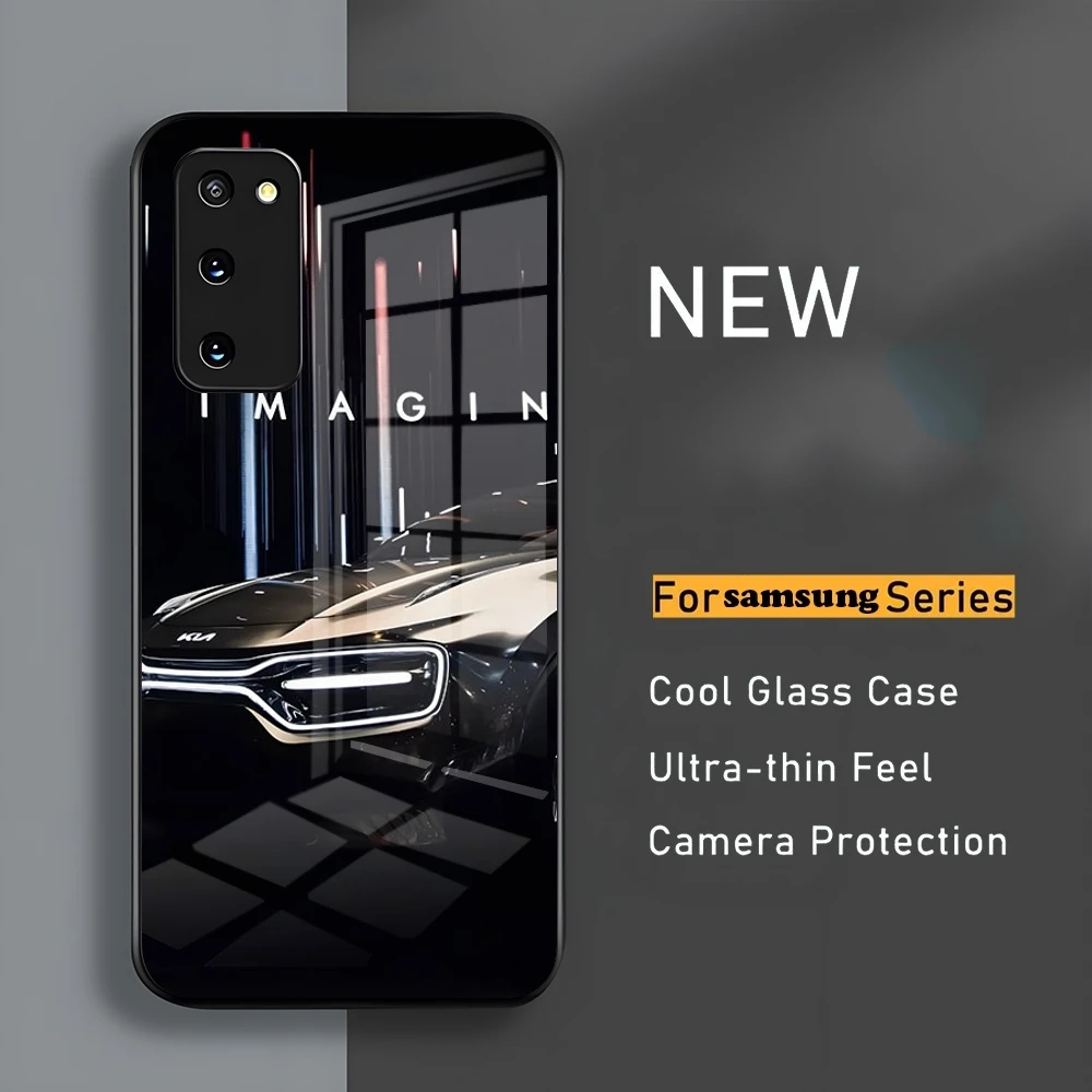 Чехол Kiaes с логотипом в корейском автомобиле для Samsung S24 23 A54 S21 S22 Ultra A 42 32 52 51 Note S10 E