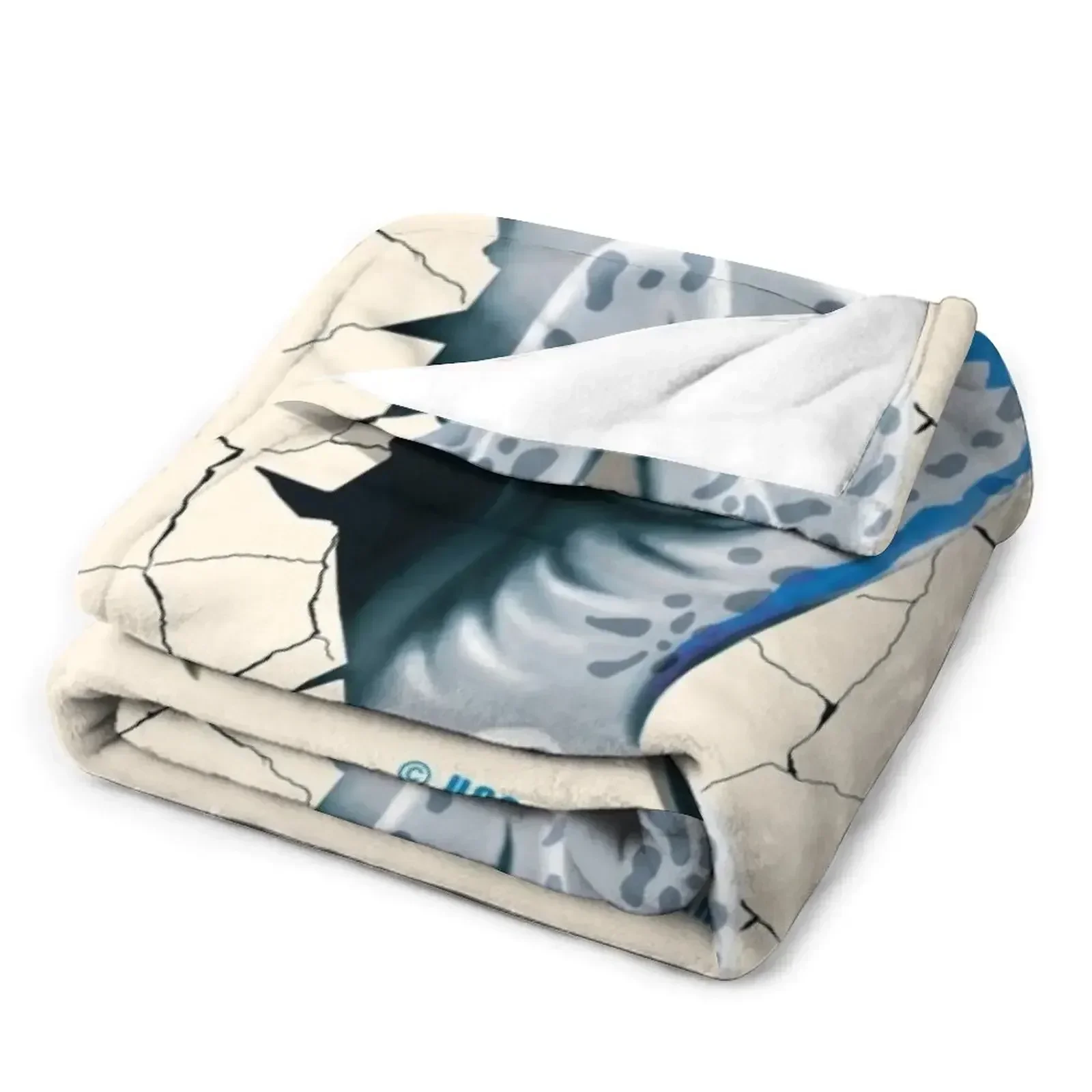 Мир Юрского периода - голубое одеяло для велоцираптора самое мягкое покрывала