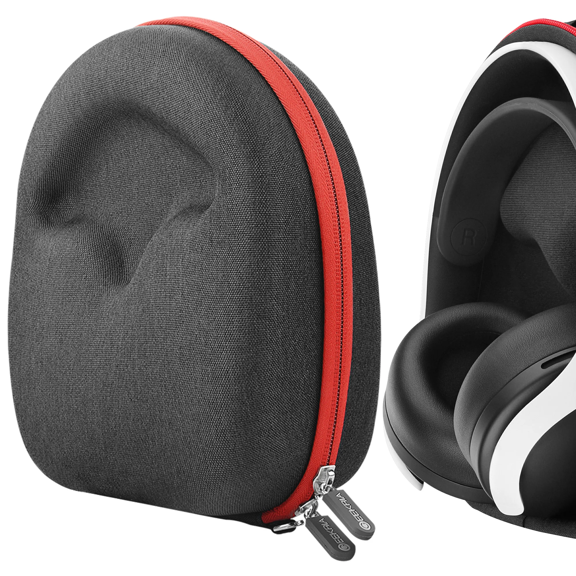 

Чехол для наушников Geekria, чехол, совместимый с PS5 PULSE 3D, чехол для гарнитуры, портативные наушники Bluetooth, сумка для гарнитуры, аксессуары