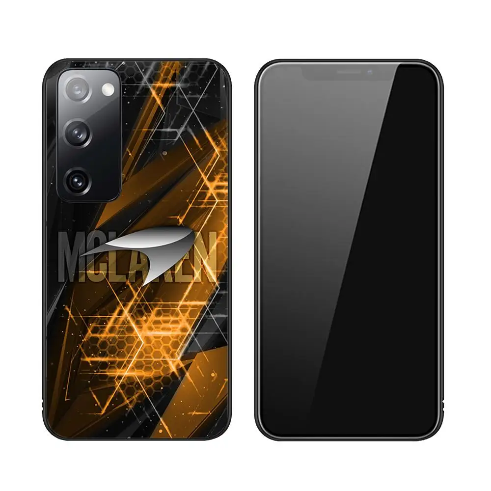 McLaren Sports Car Black Phone Case Luxury Fashion For Samsung Galaxy S23 S21 S10 S30 S20 S22 S8 S9 S30 Pro Plus Ultra Fe Covers