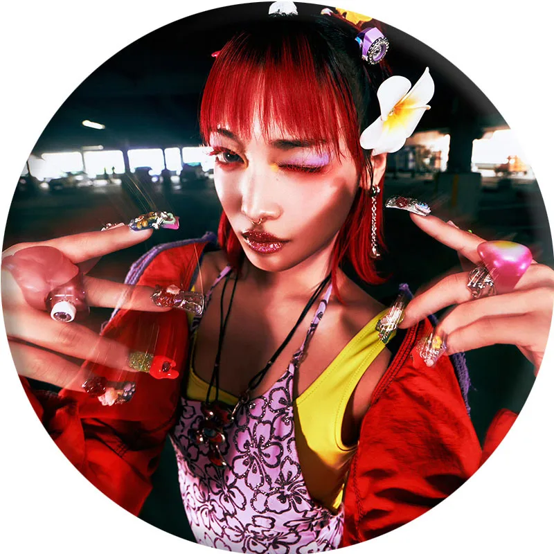 KPOP XG значок с изображением что-то необычного фото Кокосовая жесть брелок Jurin Maya A