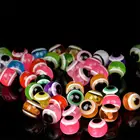 6 мм 8 мм 50 шт.коркор. рыболовные бусины Space Beans рыболовные аксессуары смешанные цвета 3D рыбий глаз бисер Набор для рукоделия