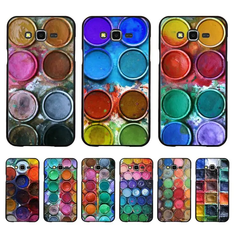 

Paint Palette Phone Case for Samsung A51 A30s A52 A71 A12 for Huawei Honor 10i for OPPO vivo Y11 cover