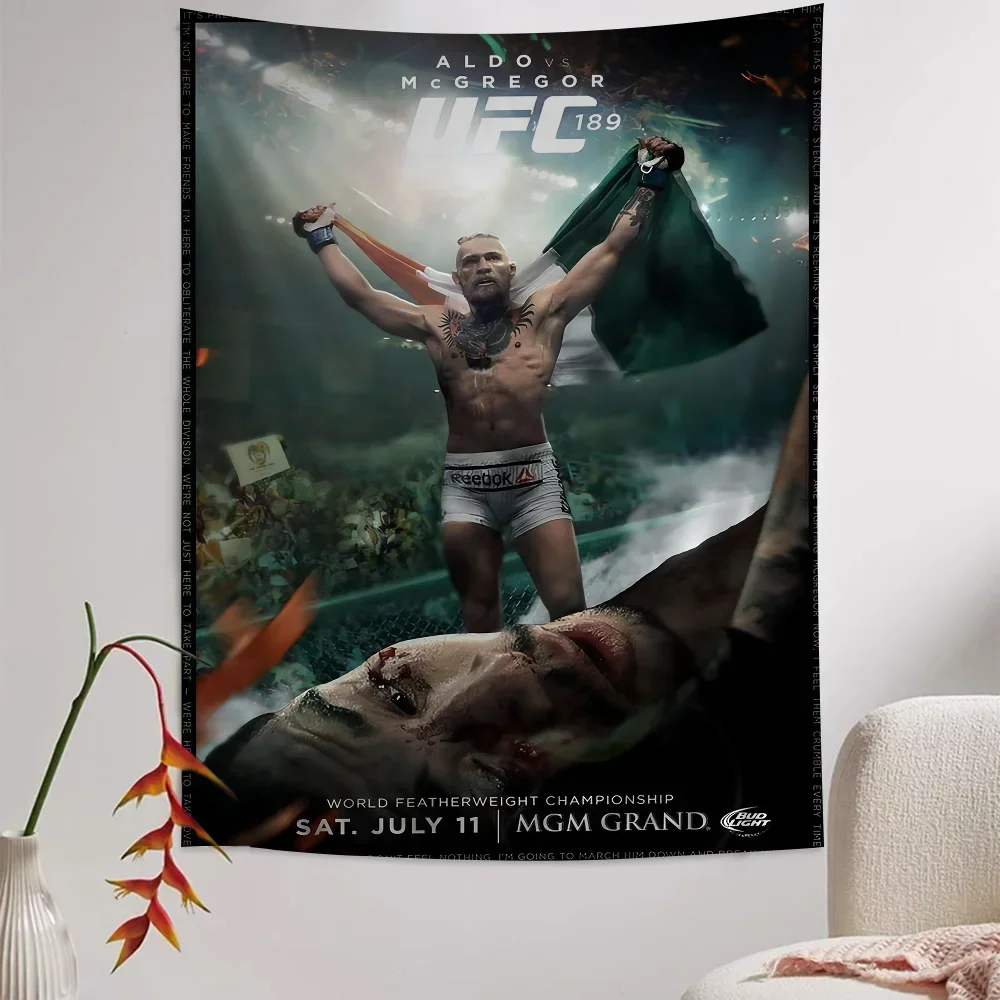 C-CONOR MCGREGOR Богемный Goblet Гобелен Настенный Хиппи Мандала Доступный Декор Полиэстер