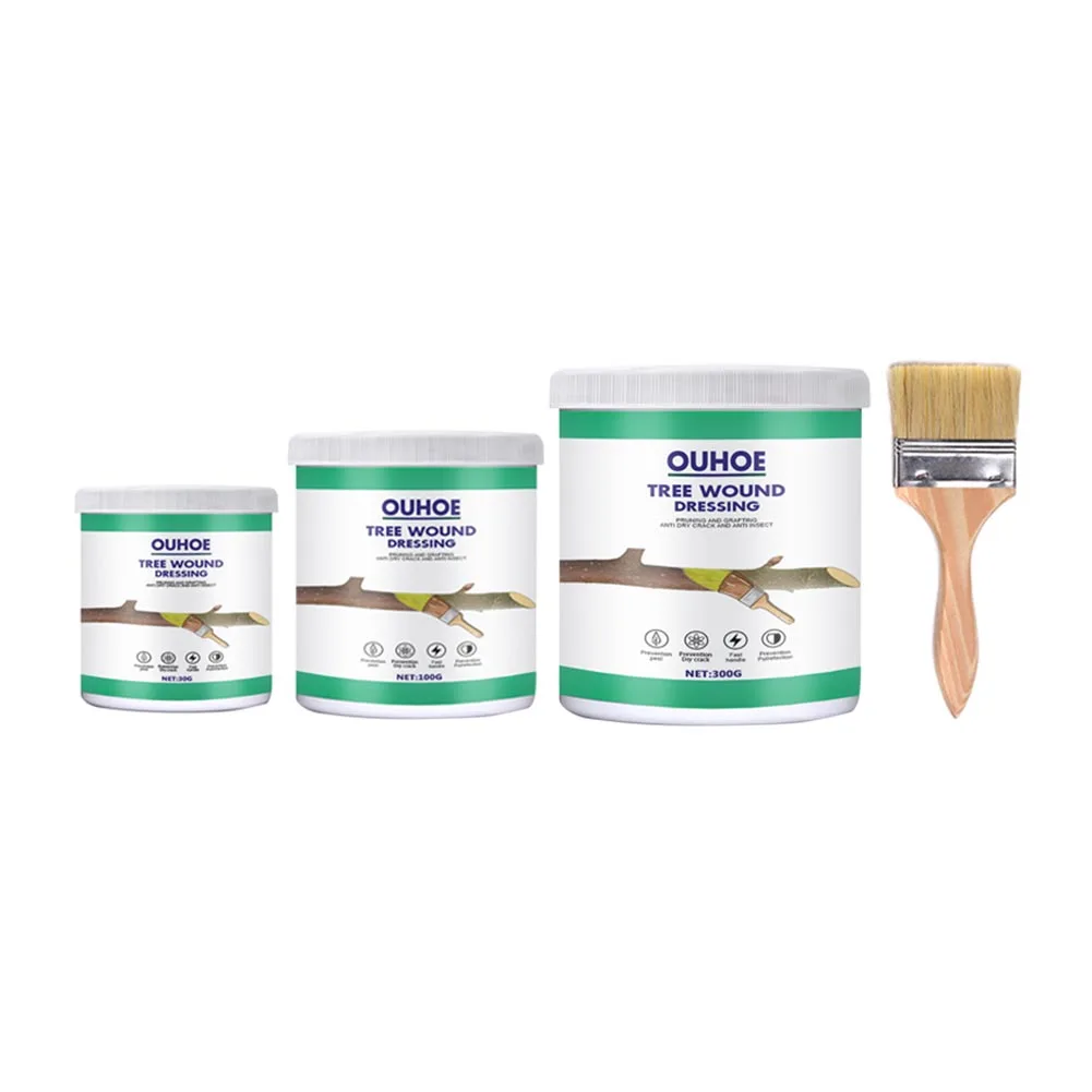 

30/100/300g Tree Wound Healing Cream Smear Agent Sealer Pruning Sealer Bonsai Cut Wound Repair For Home Gardening Plants Tools