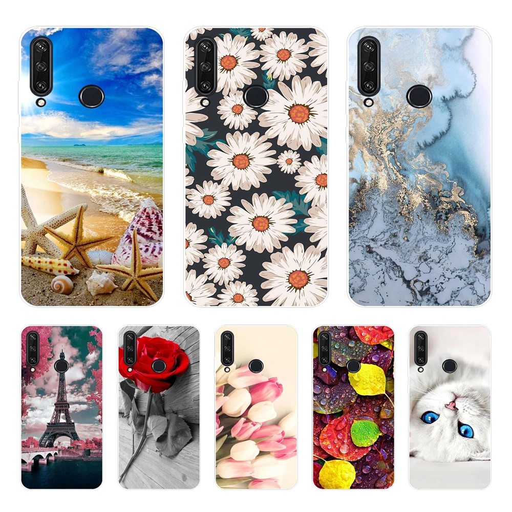 Чехол для Huawei Y6P, мягкий силиконовый чехол из ТПУ для телефона Huawei y6p 2020 Y 6P, чехол для HuaweiY6p, бампер, чехлы, оболочка, полная крышка