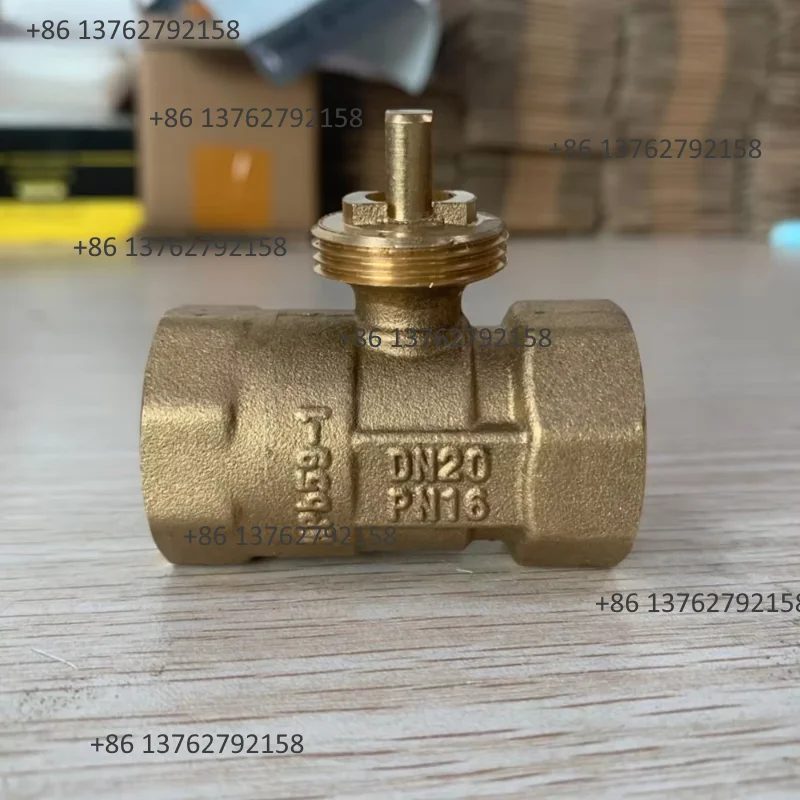 Фото Латунный моторизованный шаровой клапан без привода, AC220V, 3-проводное двухпозиционное управление, 2/3-ходовой, DN15, DN20, DN25, DN32, DN40, промышленные фитинги для клапанов. №5