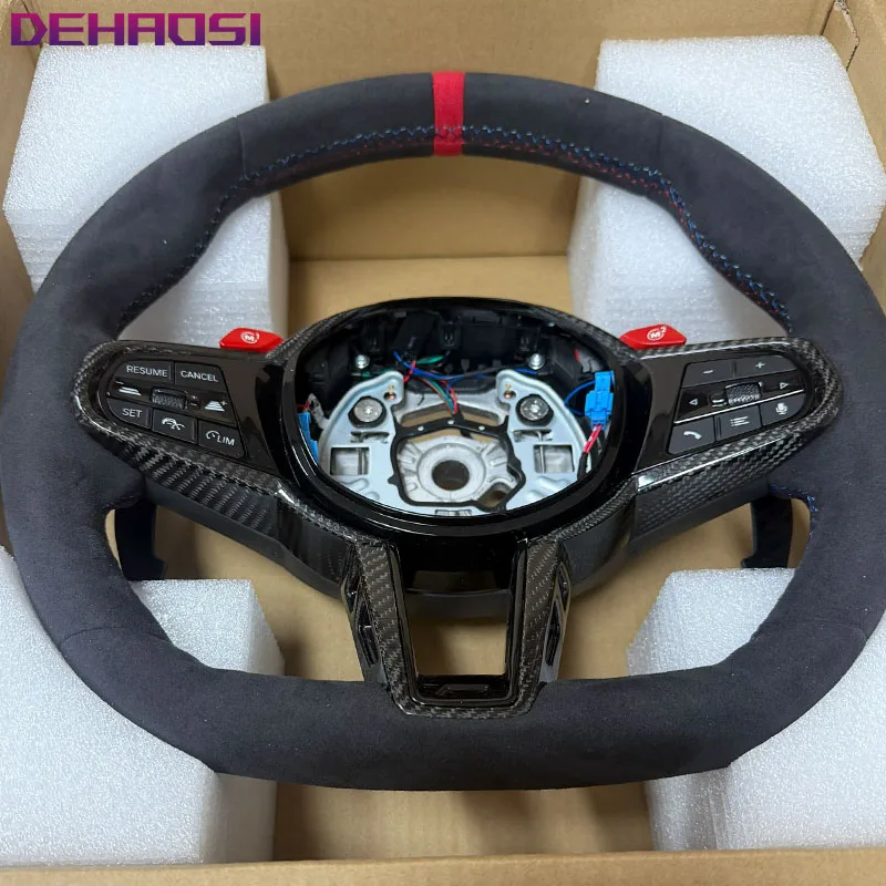 Фото Руль из карбона CS для BMW F10 F20 F30 F15 F16 F80 F82 F83 F87 F15 M2 M3 M4 M5 M6 1 2 3 4 5 6 7 серии, аксессуары для автомобилей №4